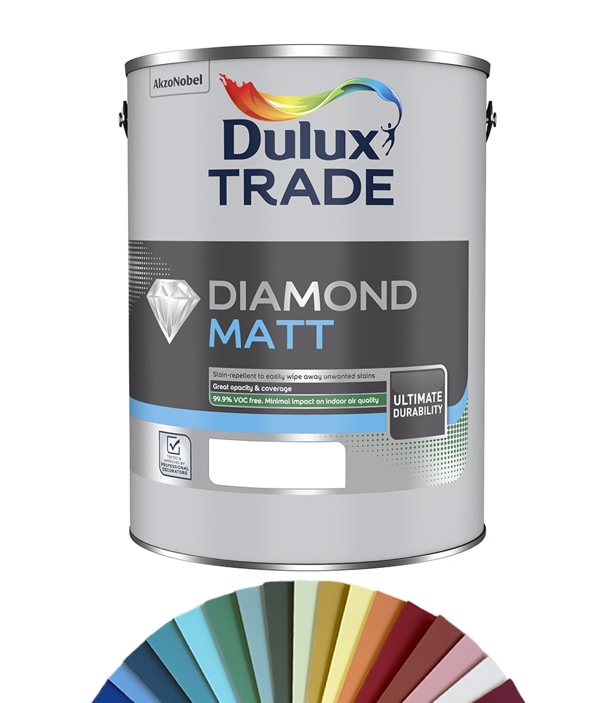 Dulux Trade Diamond Matt 5L - Tinted Colour Match