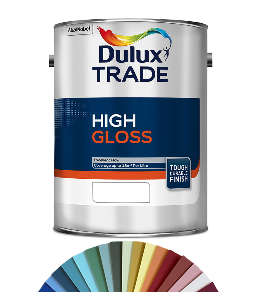 Dulux Trade High Gloss 5L - Tinted Colour Match