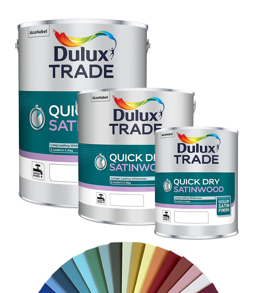 Dulux Trade Quick Dry Satinwood - Tinted Colour Match