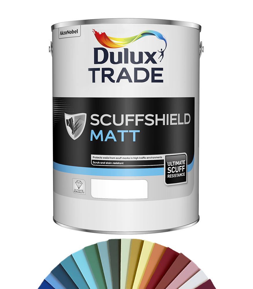Dulux Trade Scuffshield Matt 5L - Tinted Colour Match – Next Day Paint