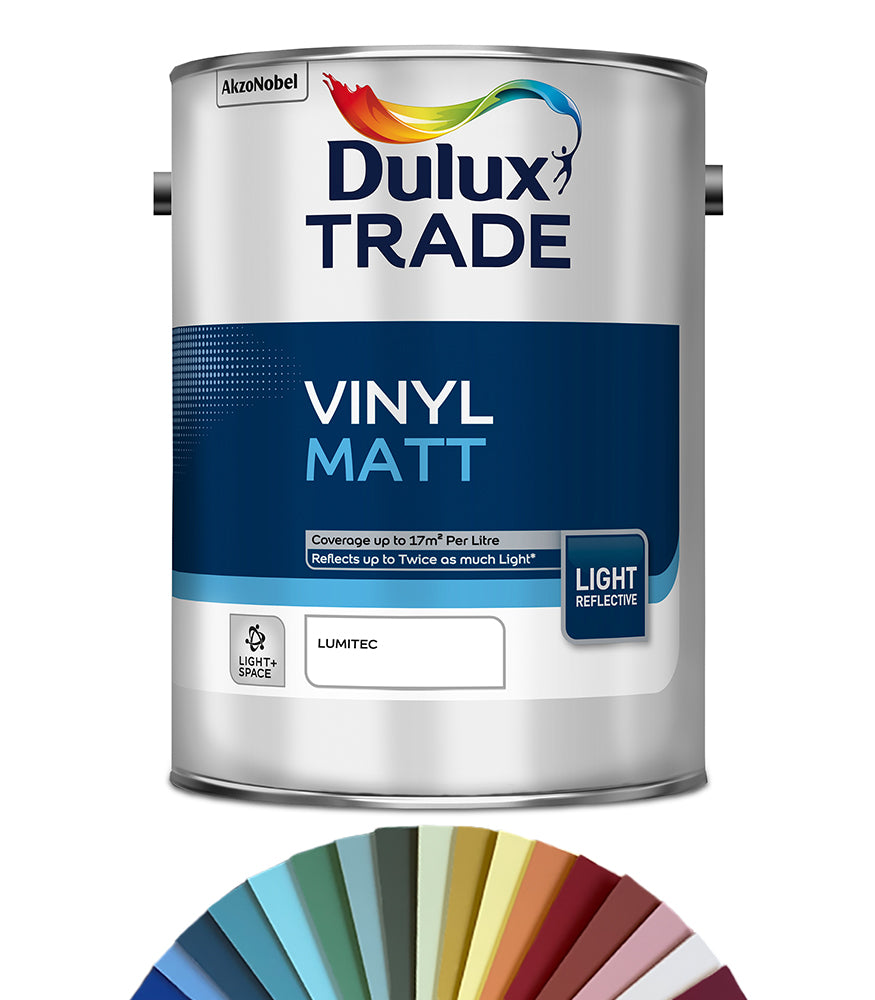Dulux Trade Light and Space Lumitec Vinyl Matt 5L - Tinted Colour Match