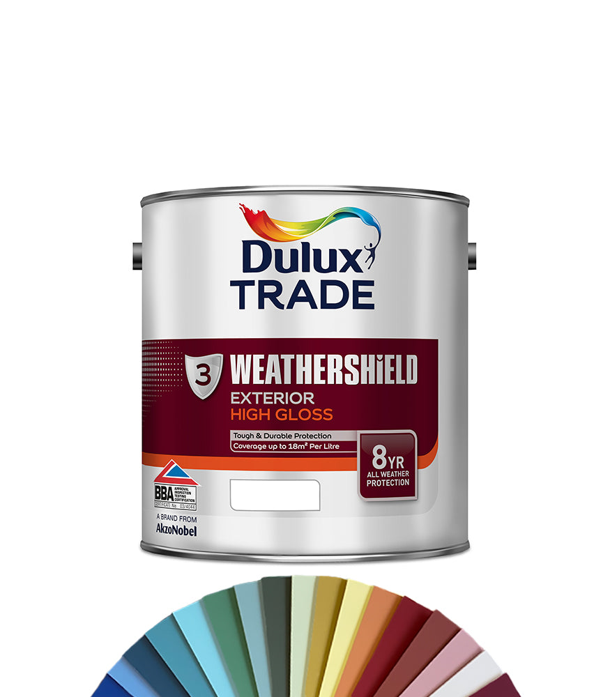 Dulux Trade Weathershield Exterior Gloss 2.5L - Tinted Mixed Colour