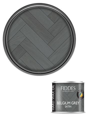 Fiddes Hard Wax Oil - 45ml Tester - Belgium Grey