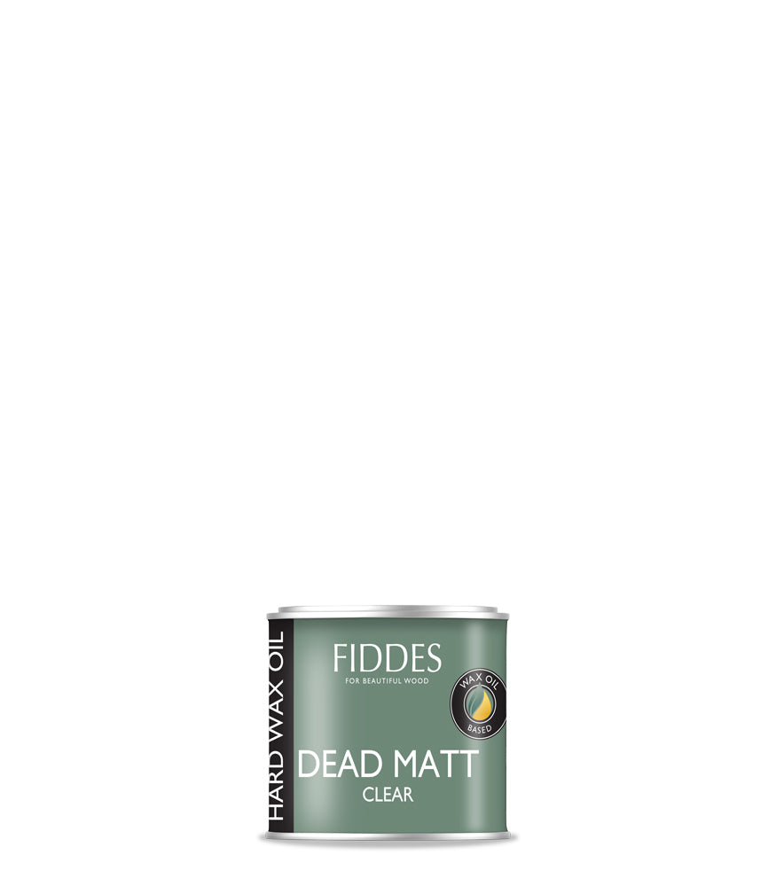 Fiddes Hard Wax Oil - 45ml Tester - Clear Dead Matt
