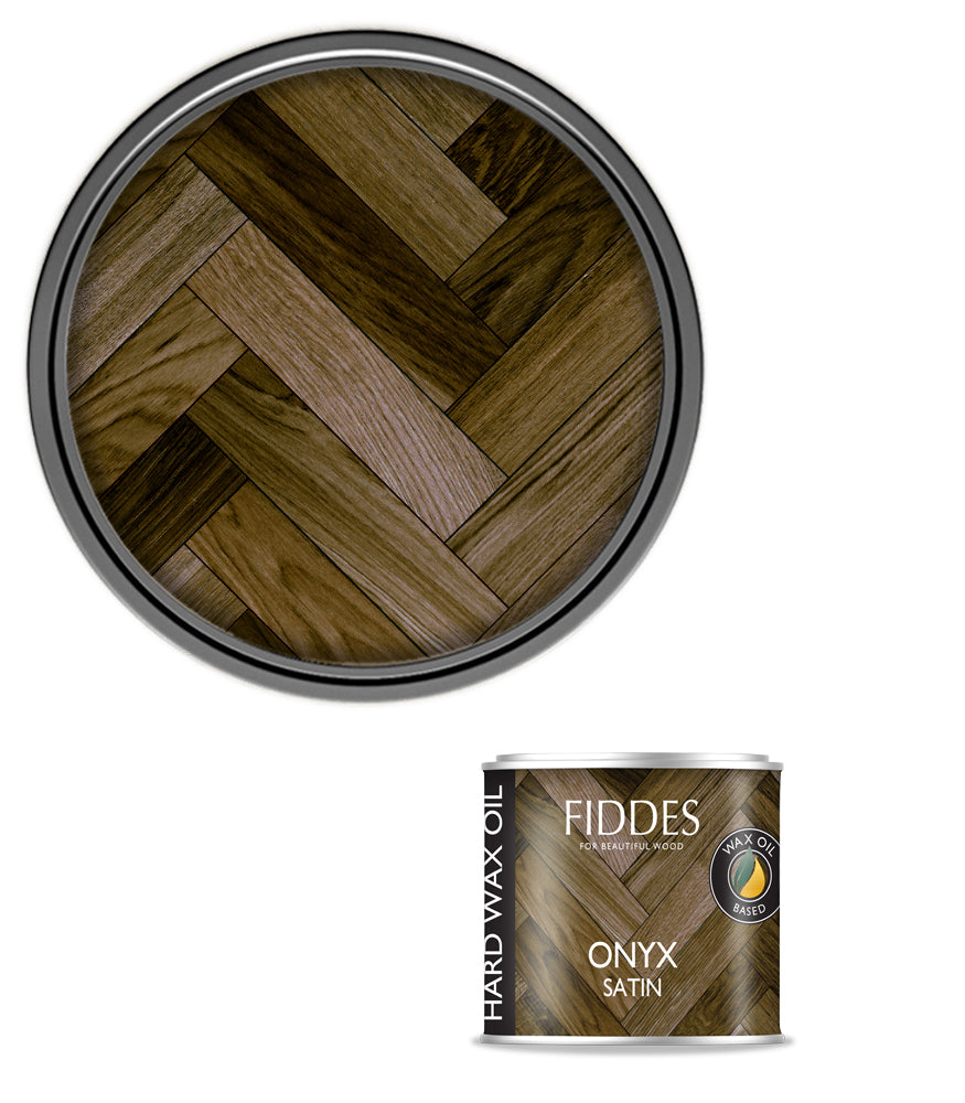 Fiddes Hard Wax Oil - 45ml Tester - Onyx
