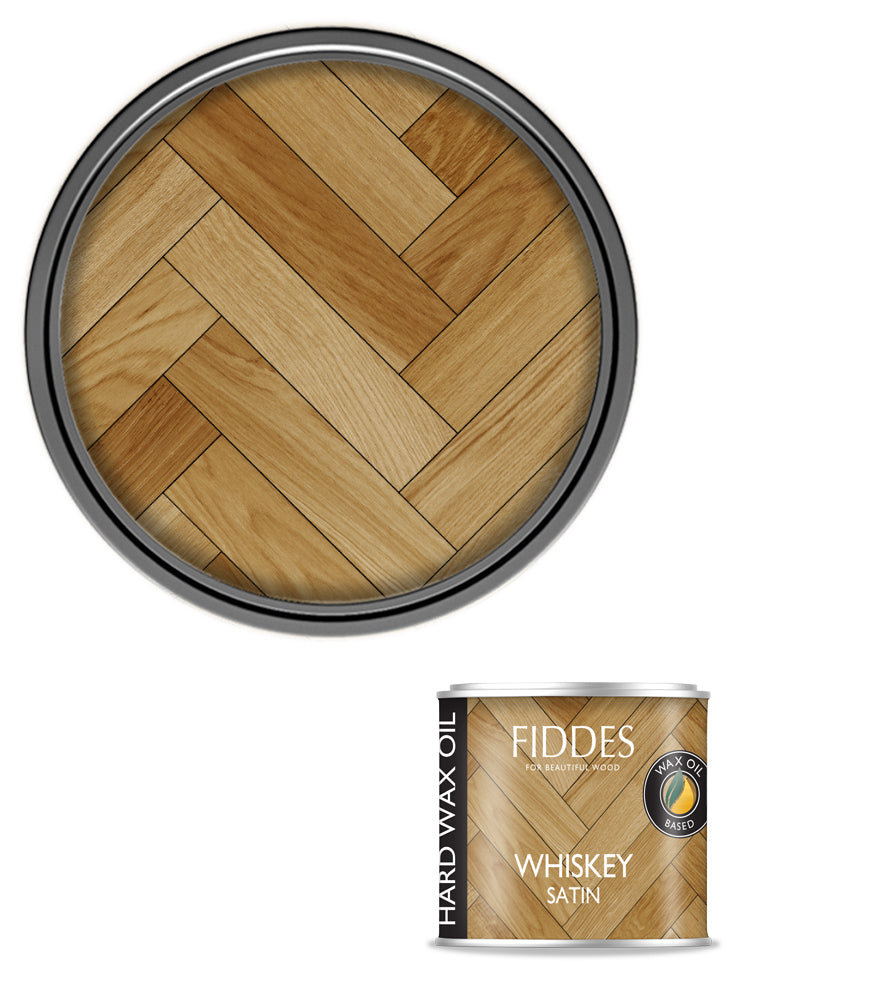 Fiddes Hard Wax Oil - 45ml Tester - Whiskey