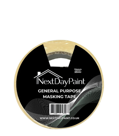 Next Day Paint General Purpose Masking Tape - 24mm x 50m