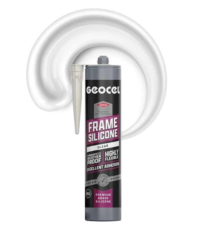 Geocel Frame Silicone 300ml Cartridge - Clear