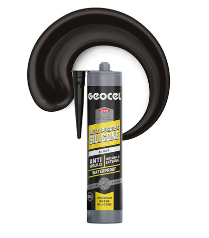 Geocel Multi Purpose Silicone 290ml Cartridge - Black