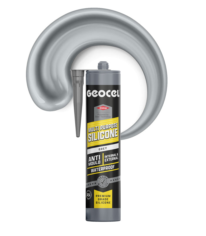 Geocel Multi Purpose Silicone 290ml Cartridge - Grey