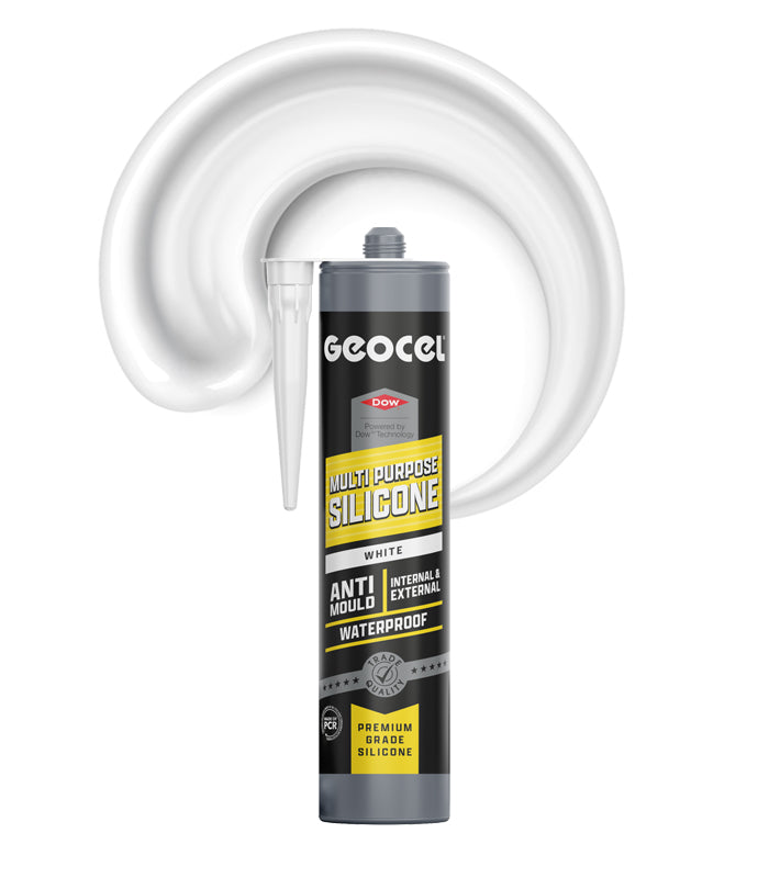 Geocel Multi Purpose Silicone 290ml Cartridge - White