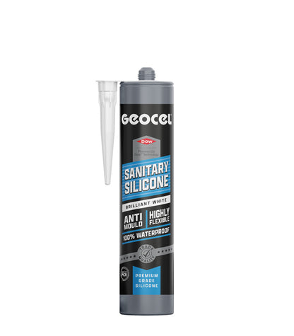 Geocel Sanitary Silicone 300ml Cartridge