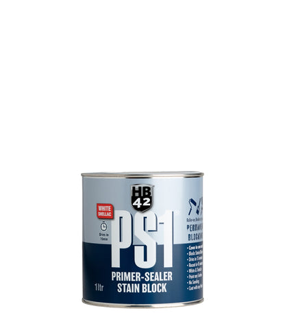 HB42 PS1 Shellac Based Primer Sealer - White - 1L