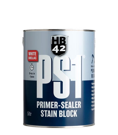 HB42 PS1 Shellac Based Primer Sealer - White - 5L