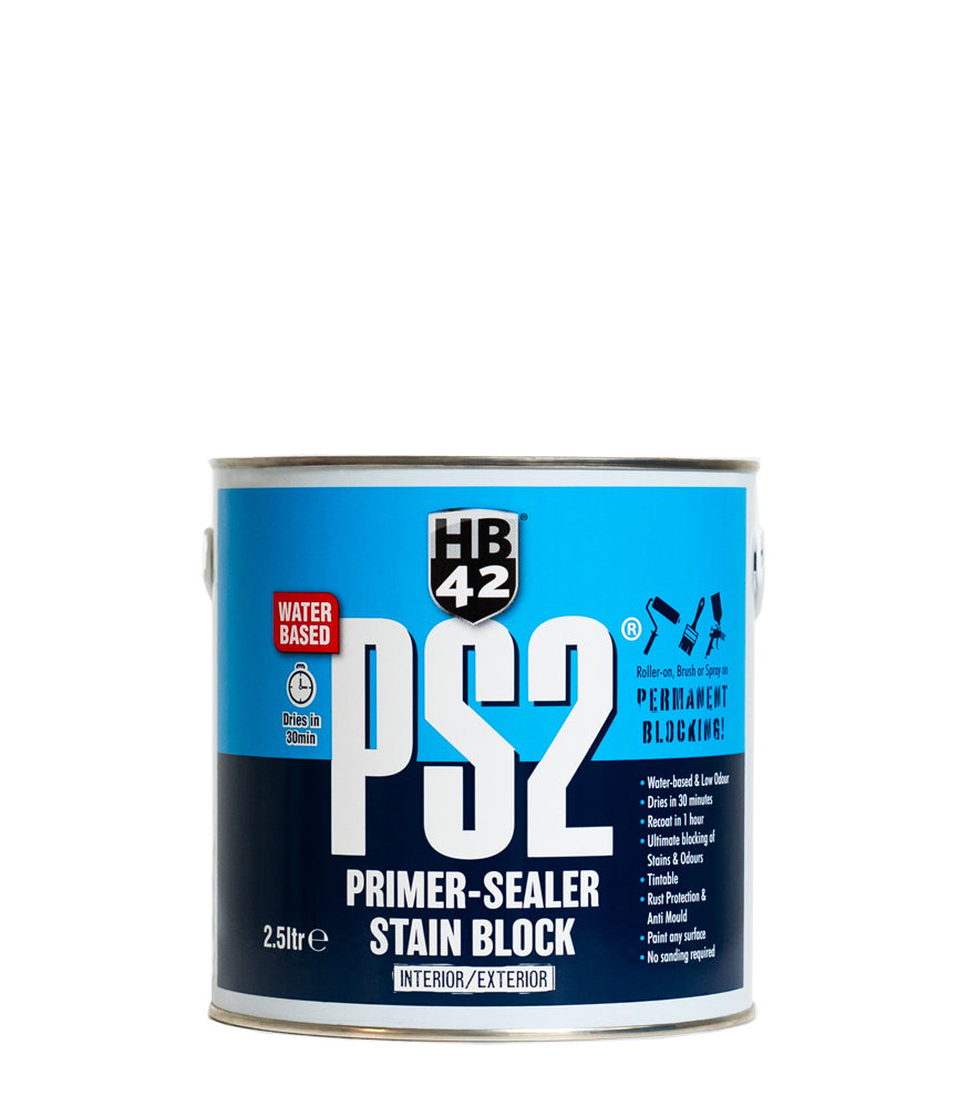 HB42 PS2 Water Based Primer Sealer - White - 2.5L