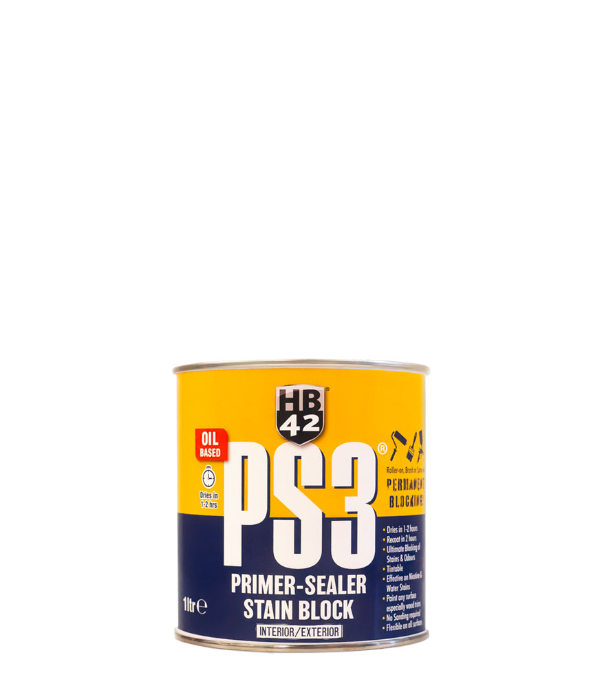 HB42 PS3 Oil Based Primer Sealer - White - 1L