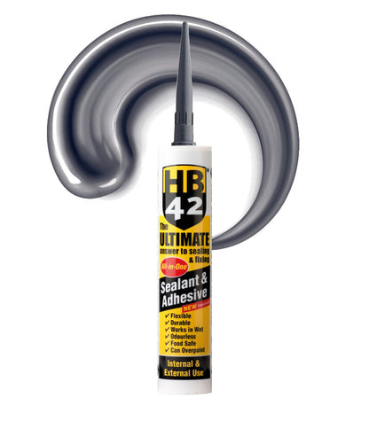 HB42 Ultimate All-in-One Sealant & Adhesive - Anthracite - 290ml