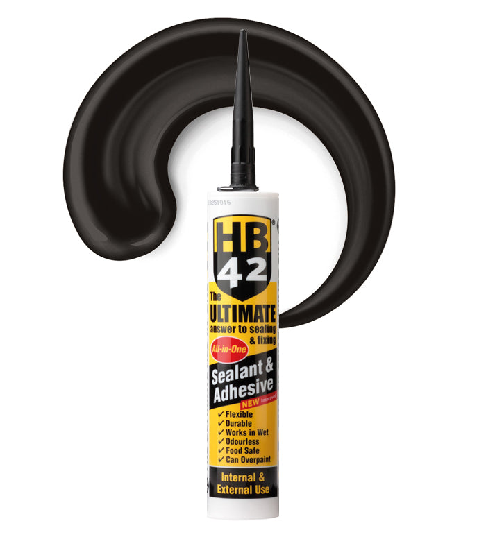 HB42 Ultimate All-in-One Sealant & Adhesive - Black - 290ml