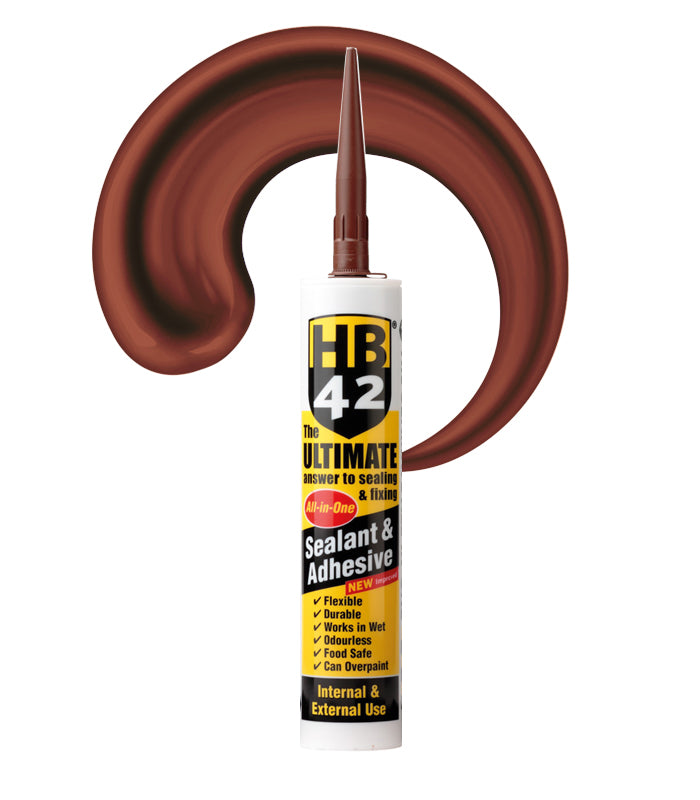 HB42 Ultimate All-in-One Sealant & Adhesive - Brown - 290ml