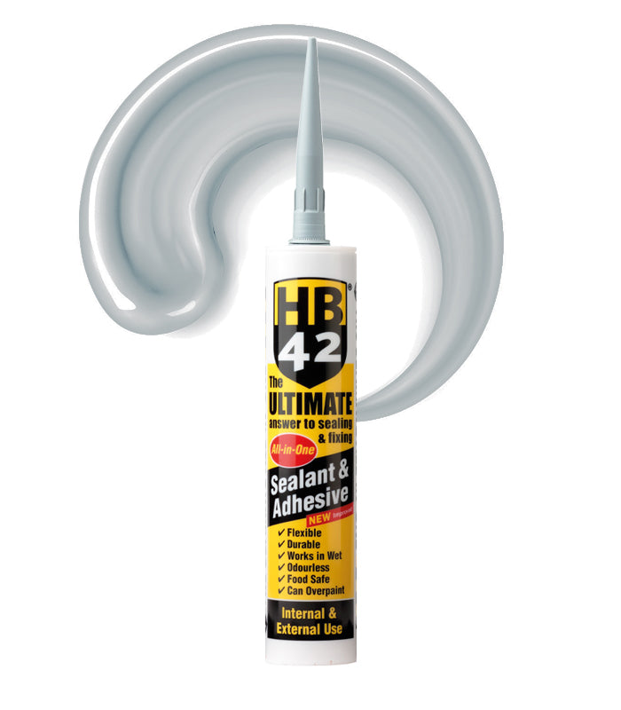 HB42 Ultimate All-in-One Sealant & Adhesive - Grey - 290ml