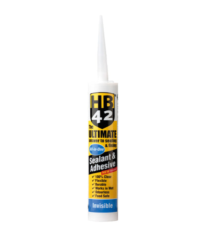 HB42 Ultimate All-in-One Sealant & Adhesive - Invisible - 290ml
