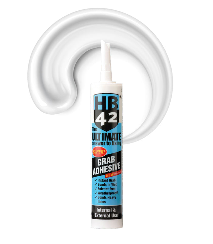 HB42 Ultimate Grab Adhesive - White - 290ml