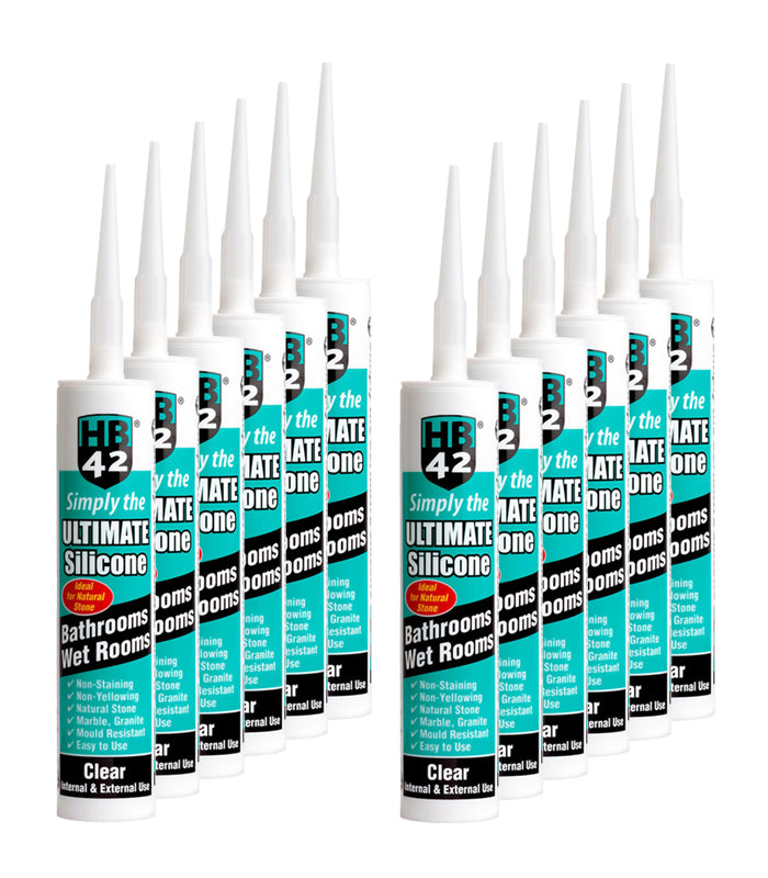 HB42 Simply Ultimate Silicone - Clear - 290ml - Box of 12
