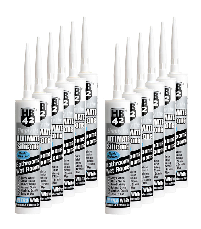 HB42 Simply Ultimate Silicone - White - 290ml - Box of 12