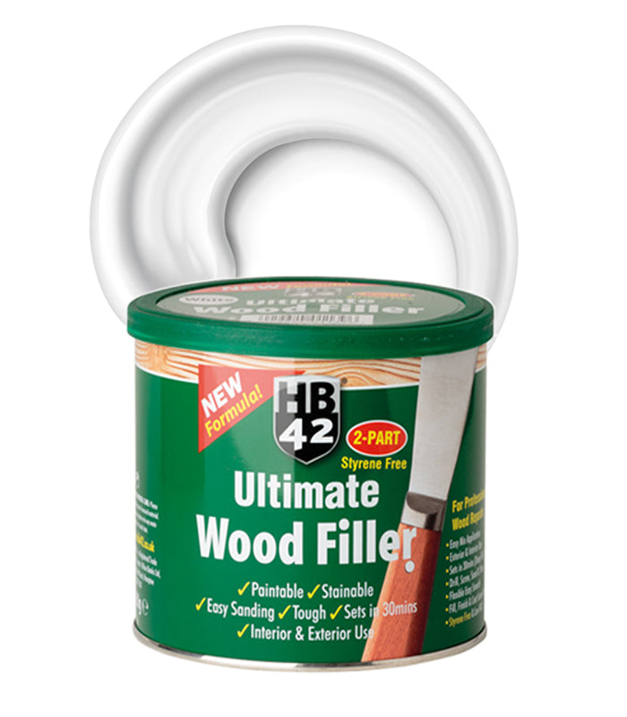 HB42 Ultimate 2-Part Woodfiller - White - 2.5Kg