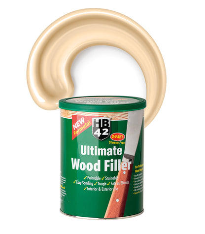 HB42 Ultimate 2-Part Woodfiller - Natural / Pine - 1Kg