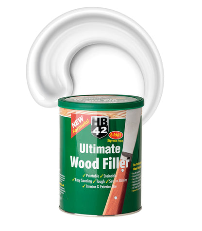 HB42 Ultimate 2-Part Woodfiller - White  - 1Kg
