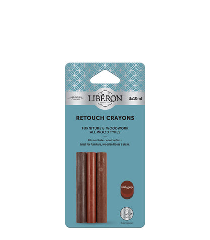 Liberon Retouch Crayons - Mahogany - 3 x 10ml