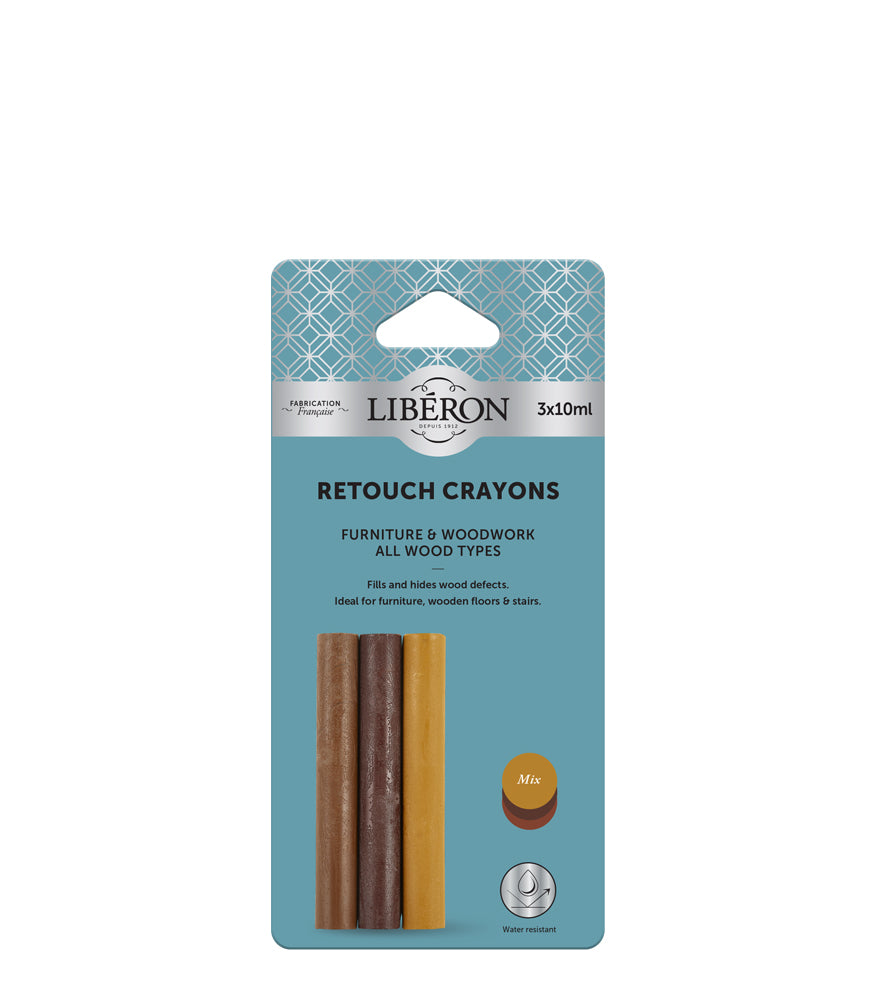 Liberon Retouch Crayons - Mixed - 3 x 10ml