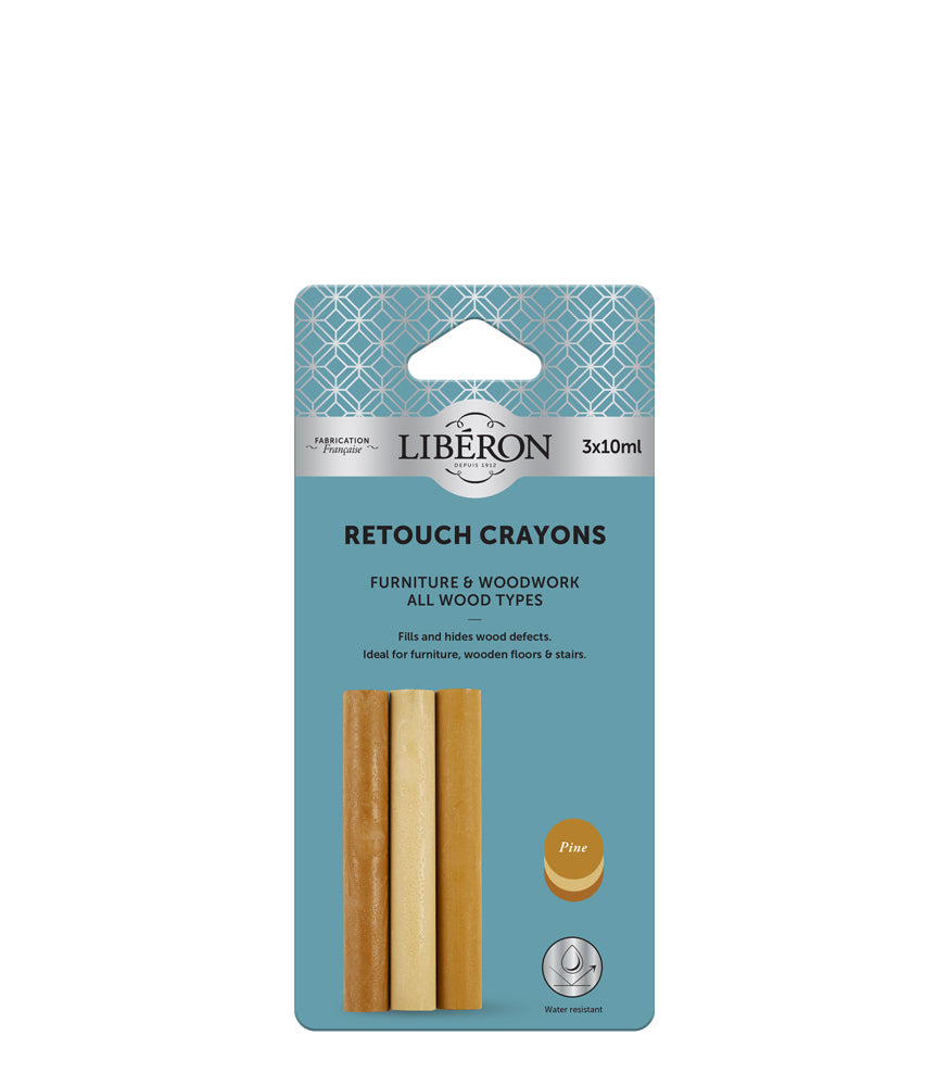 Liberon Retouch Crayons - Pine - 3 x 10ml