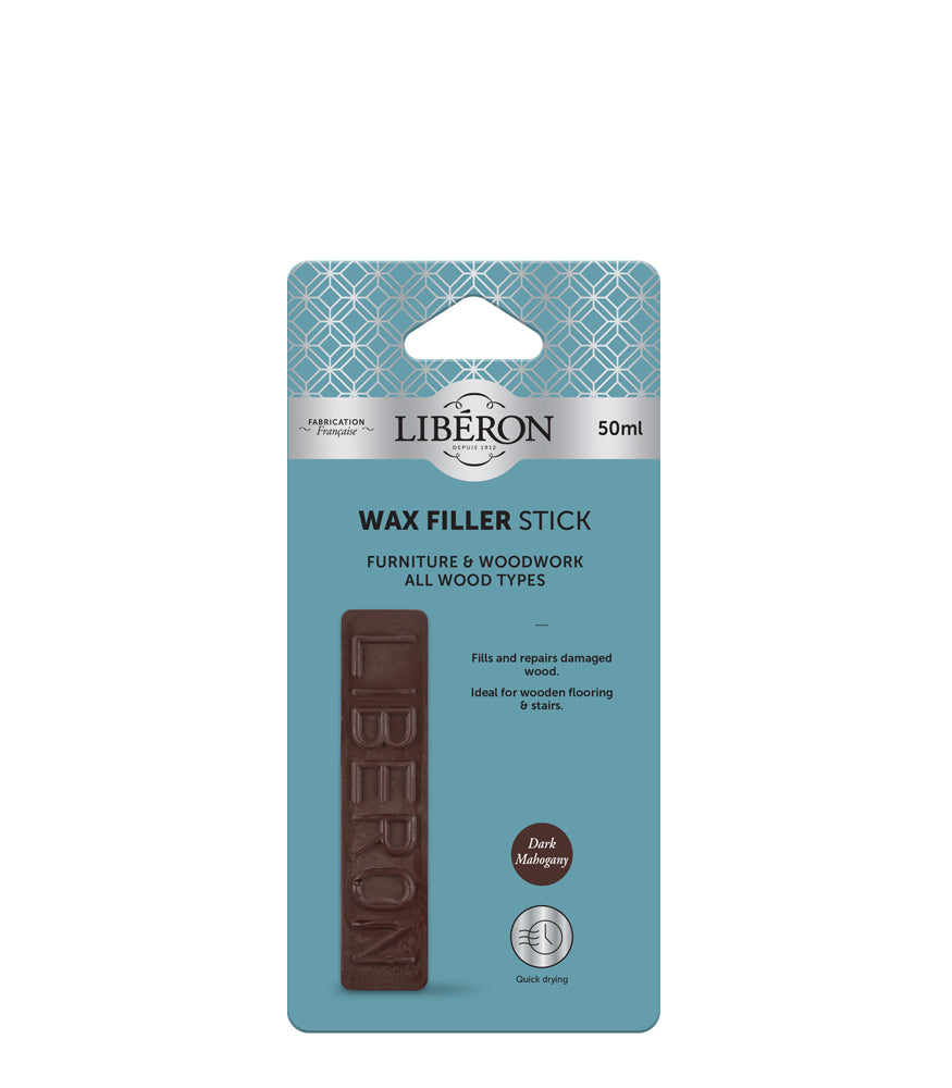 Liberon Wax Filler Stick - 50g - Dark Mahogany (07)