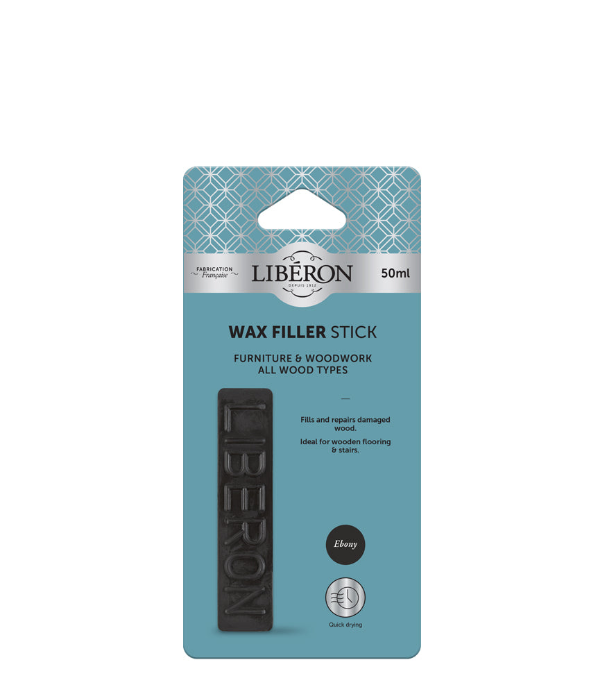 Liberon Wax Filler Stick - 50g - Ebony (12)