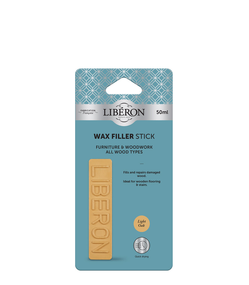 Liberon Wax Filler Stick - 50g - Light Oak (02)