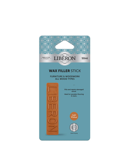Liberon Wax Filler Stick - 50g - Light Walnut (21)