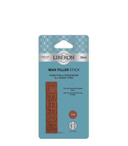 Liberon Wax Filler Stick - 50g - Teak (06)