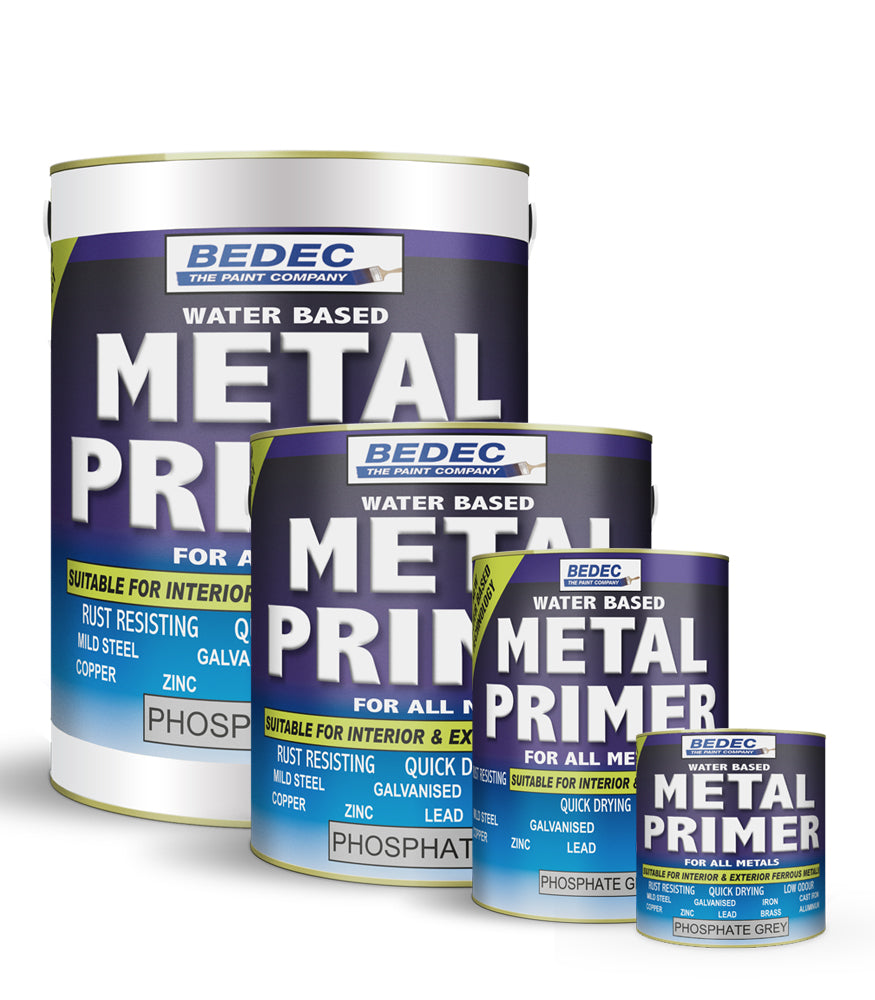 Bedec All Metals Primer Paint - Phosphate Grey