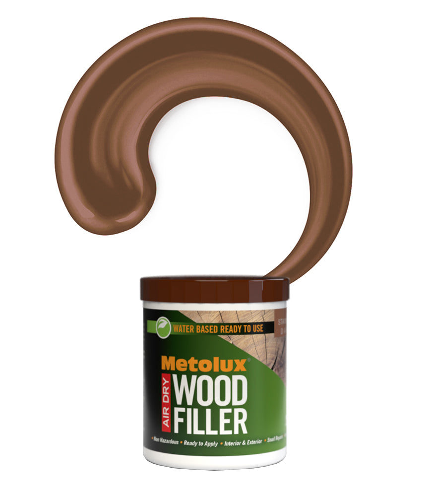 Metolux One Part Wood Filler 250ml - Stainable Dark