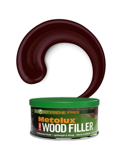 Metolux 2 Part Wood Filler - Mahogany - 275ml