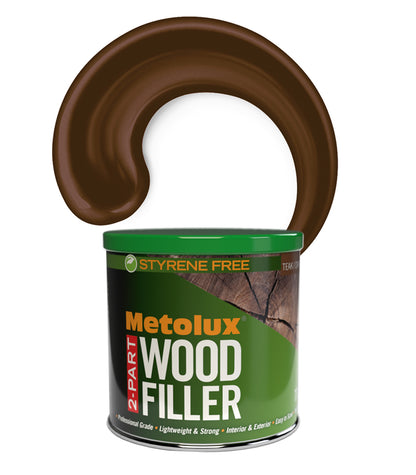 Metolux 2 Part Wood Filler - Teak / Dark Oak - 770ml