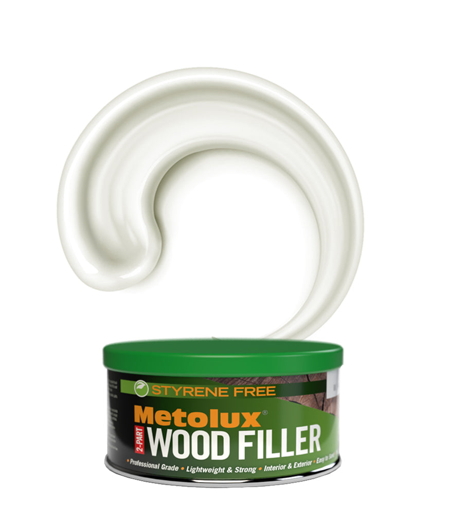 Metolux 2 Part Wood Filler - White - 275ml