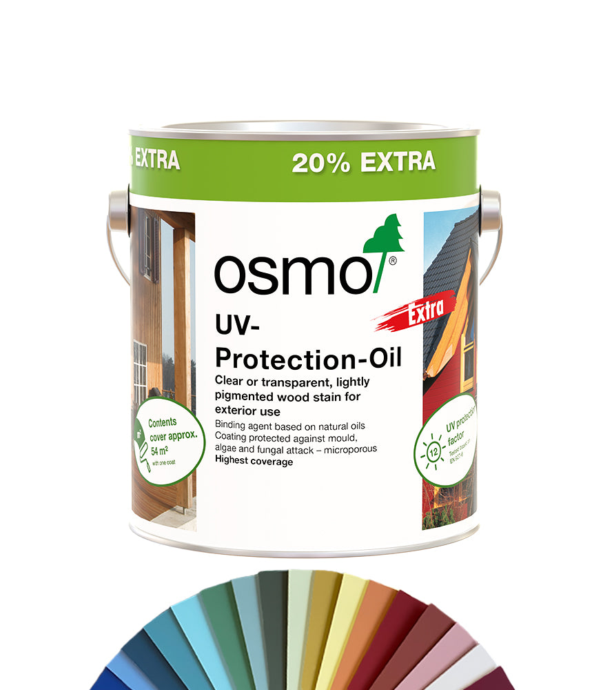Osmo UV Protection Oil Matt Extra - 2.5L +20% Extra Free - Tinted Colour Match
