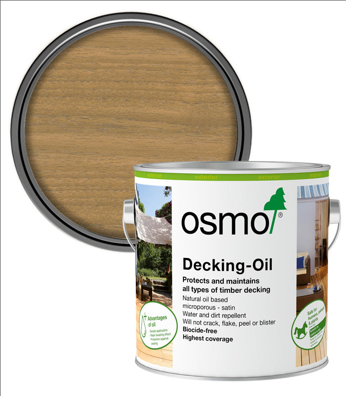 Osmo Decking Oil - Teak Oil Clear - 2.5 Litre