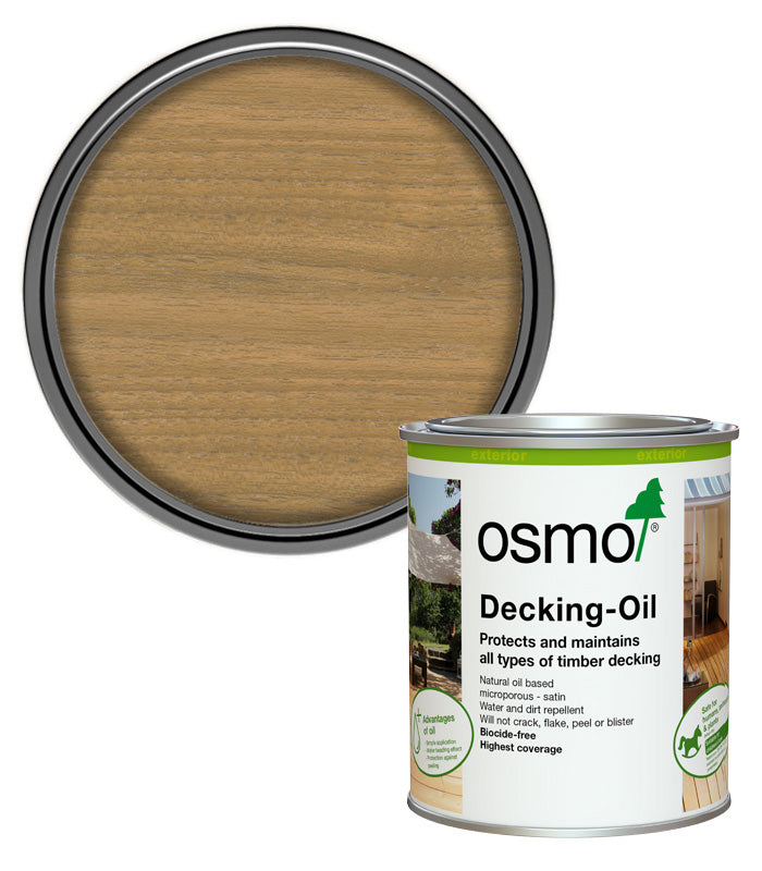 Osmo Decking or Furniture Oil - Teak Oil Clear - 750ml