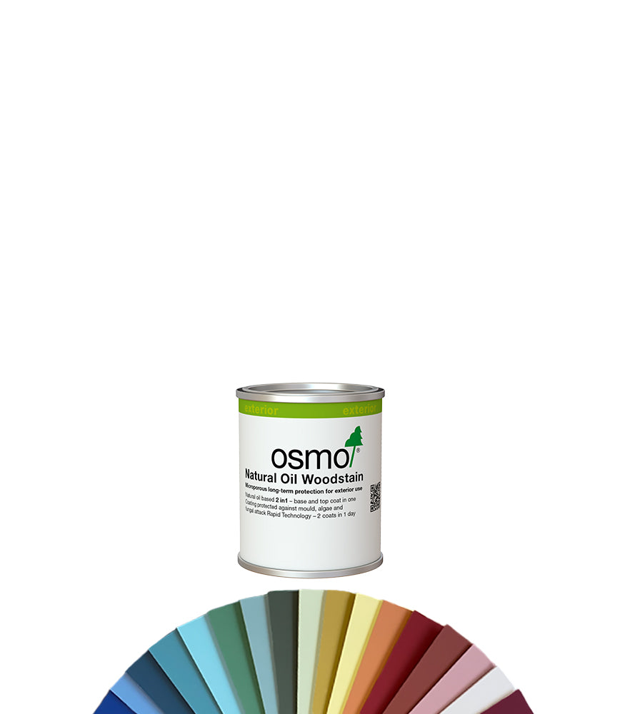 Osmo Natural Oil Woodstain Satin - 125ml - Tinted Mixed Colour
