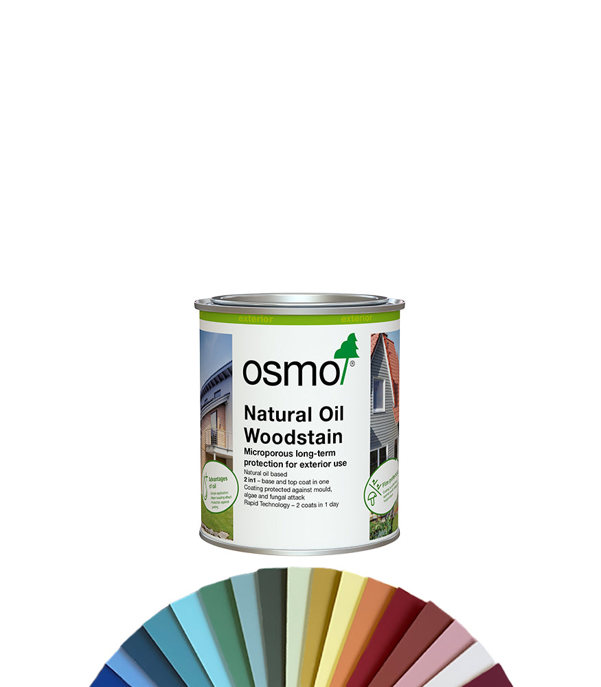 Osmo Natural Oil Woodstain Satin - 750ml - Tinted Mixed Colour