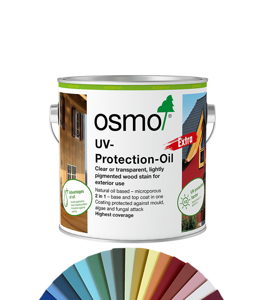 Osmo UV Protection Oil Satin Extra - 2.5L - Tinted Mixed Colour